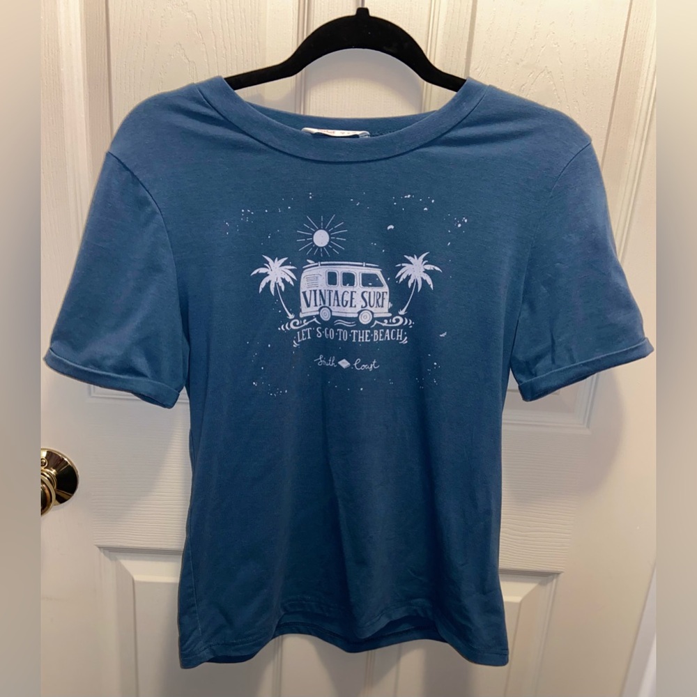 Teal blue Casual Top